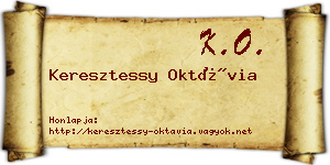 Keresztessy Oktávia névjegykártya